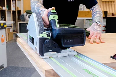 TSC 55 K från Festool i arbete