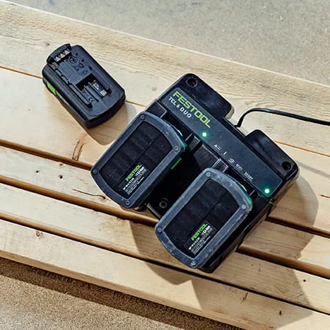 Festools dubbelbatterisystem