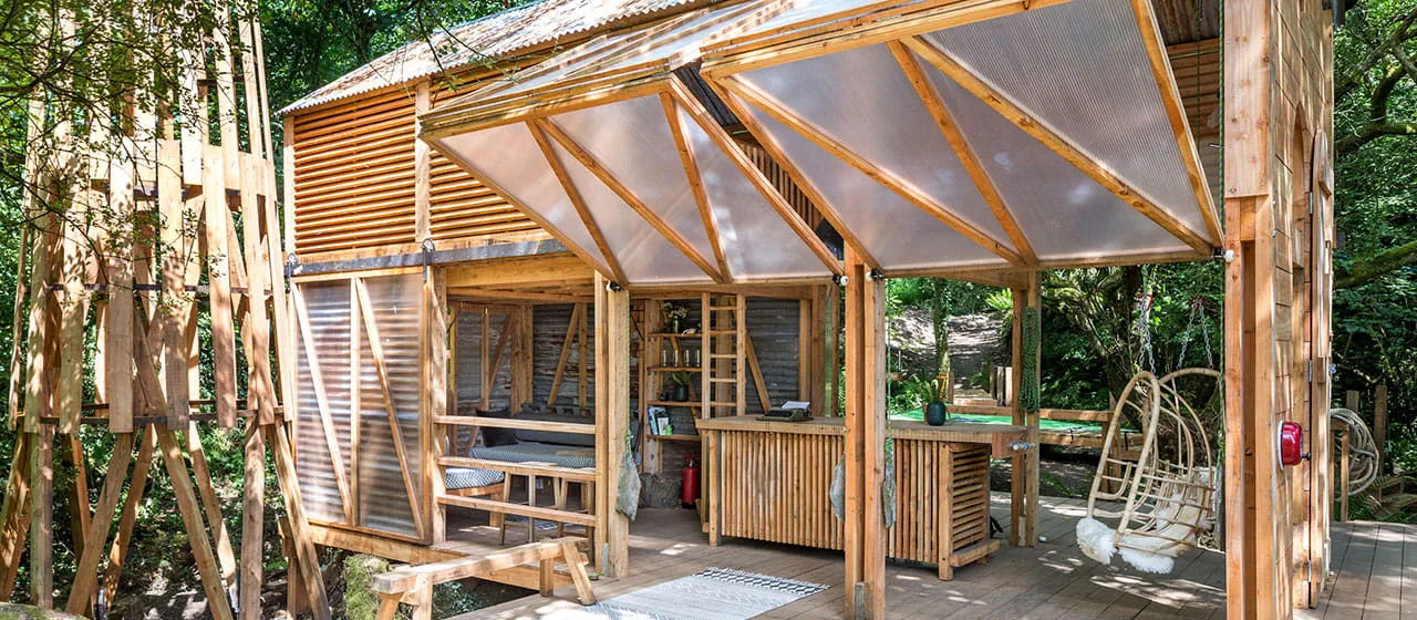 En pub i Cornwalls skogar