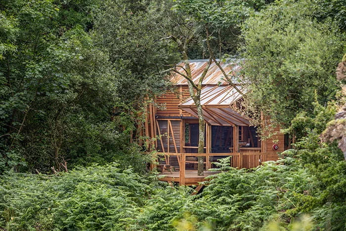 En pub i Cornwalls skogar