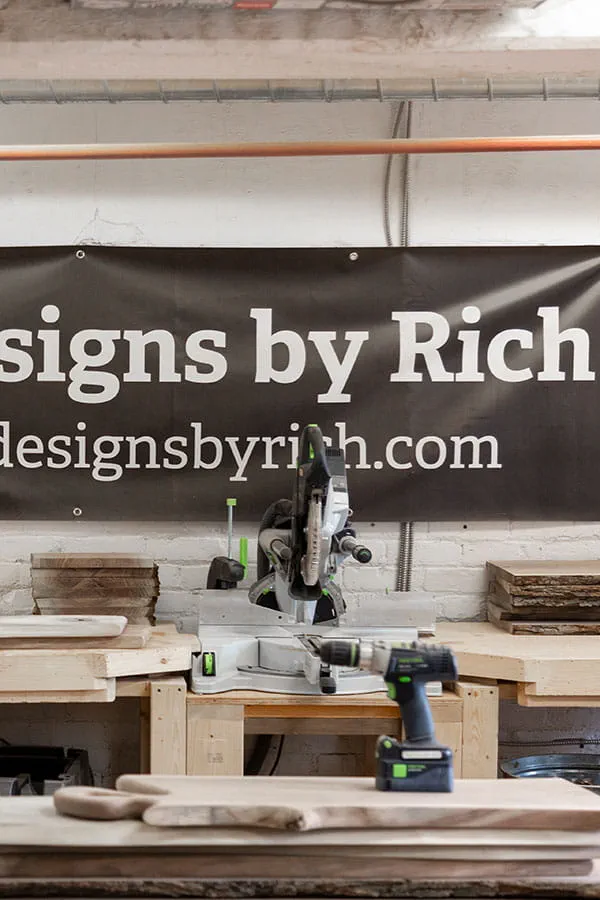 Verkstaden hos Rustic Designs by Rich