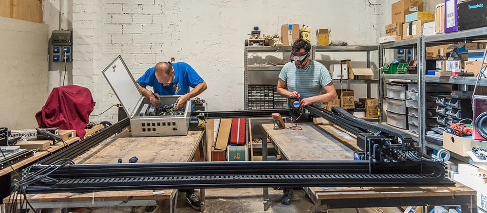 Makerspacet är en verkstad som är öppen för alla.