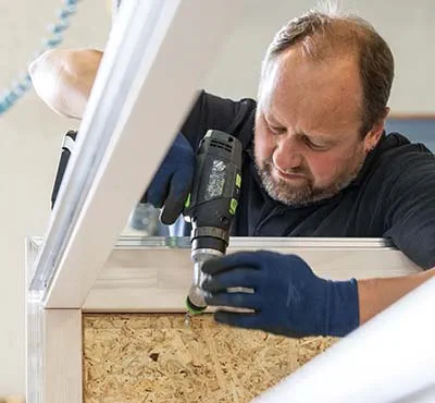 Borrning med batteriborr/skruvdragare från Festool
