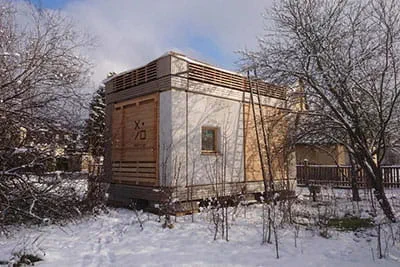Ett färdigbyggt vivihouse